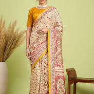 Ganga Silk Saree with Blouse for Premium Ethnic and Designer Wear | ALL-GANGA-27
