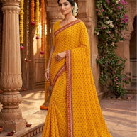 JP-Lycra Dyed Matching Saree B2B Supplier without Blouse for Premium Ethnic and Traditional Wear | JP-IPL