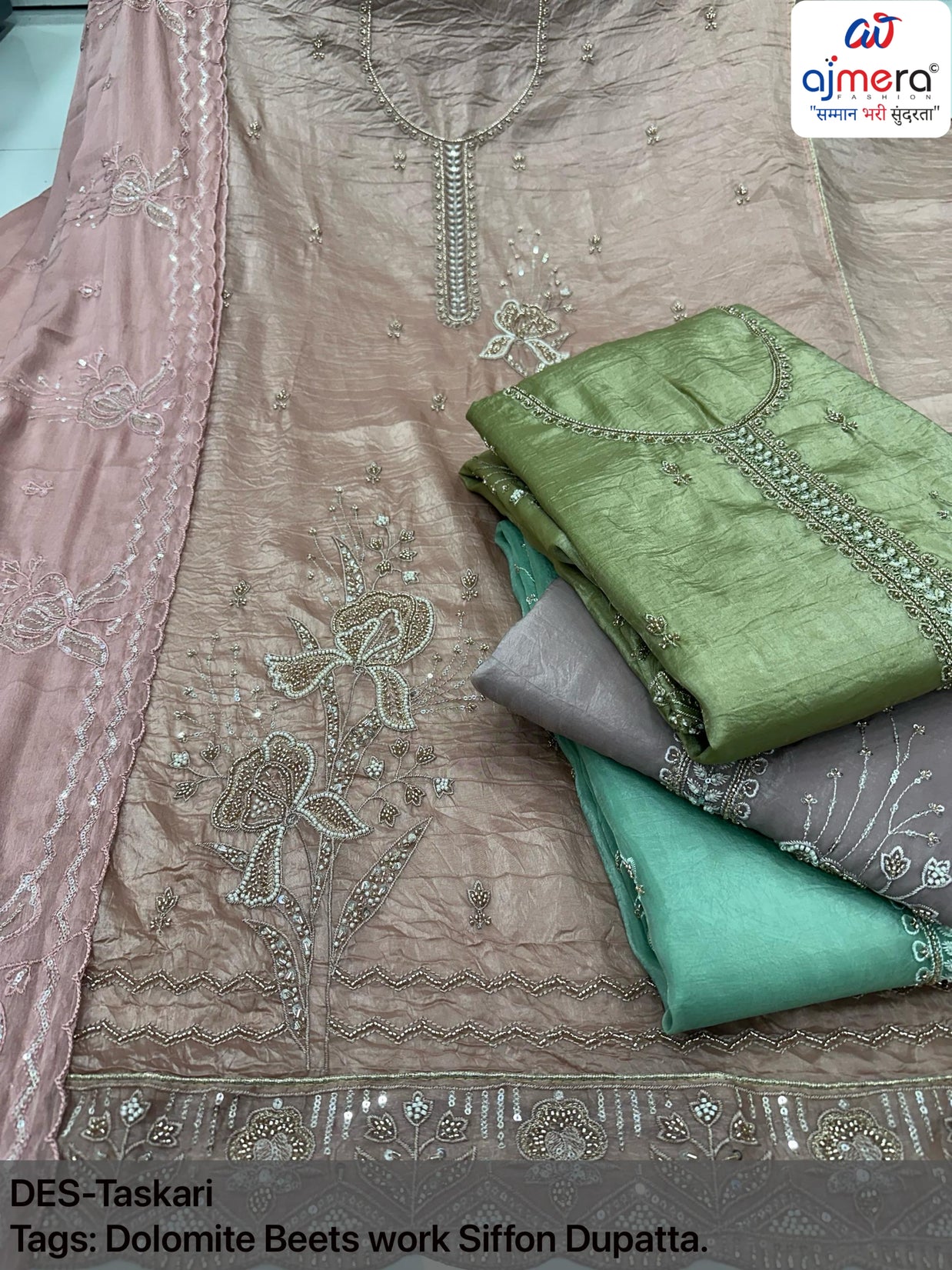 Premium Unstitched Suit Material | VAA-TASKARI