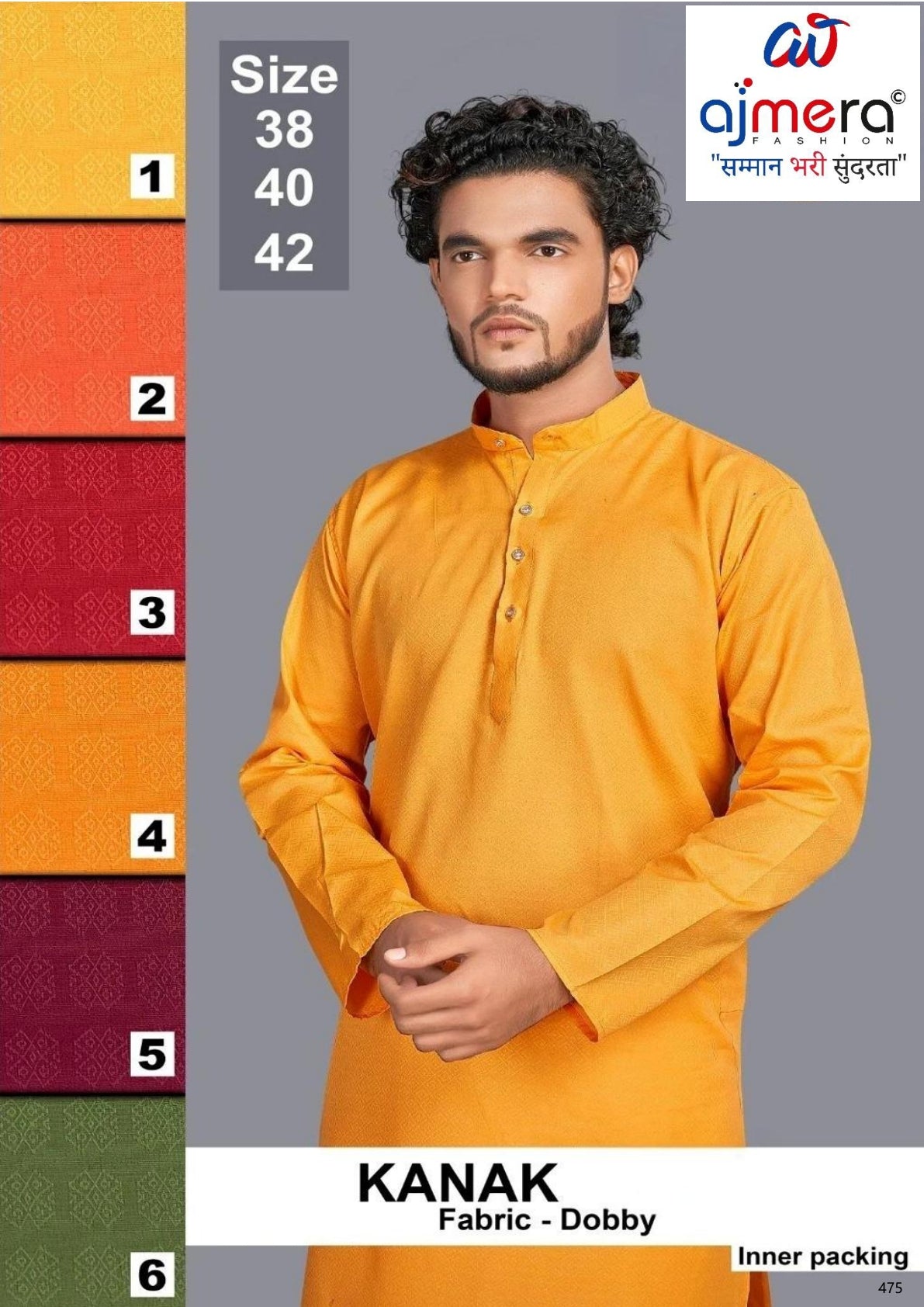 Premium Men's Kurta for Festive & Traditional Wear | NKJ-KANAK