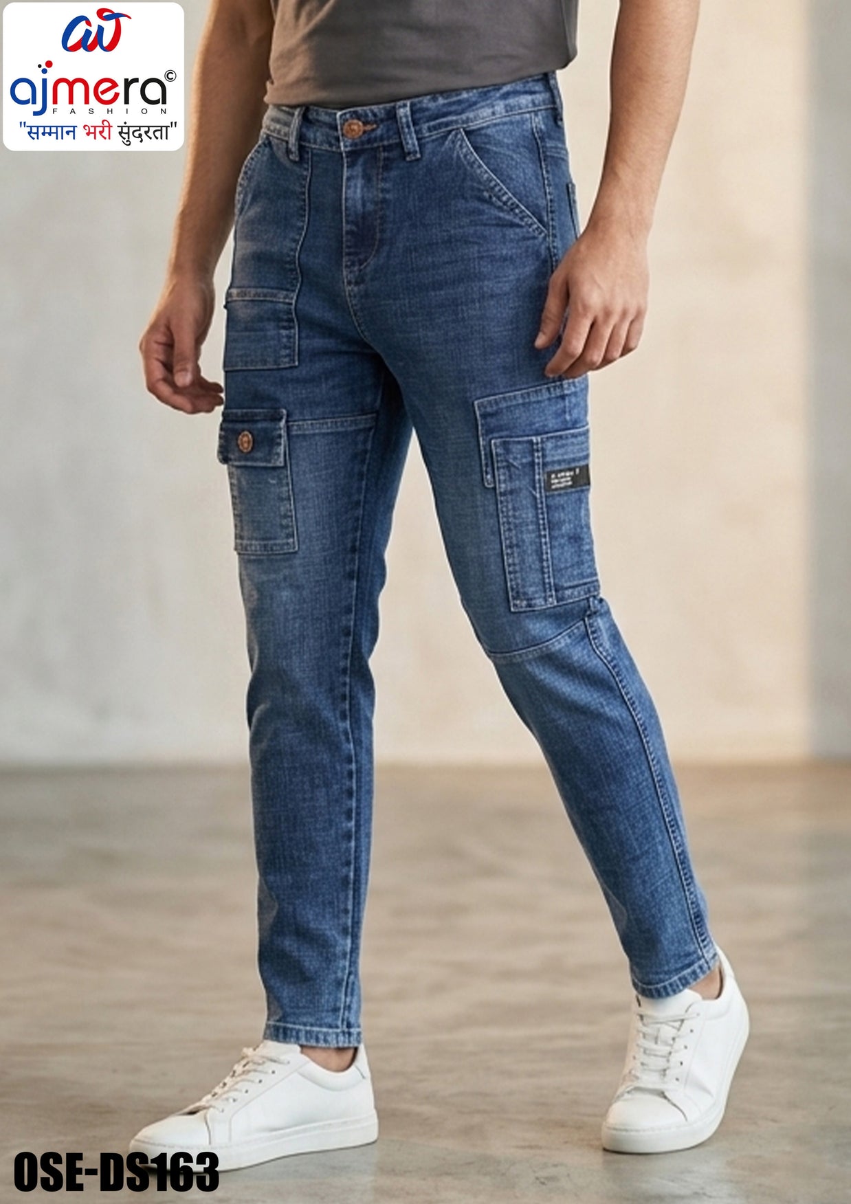 Premium Men's Denim Jeans for Casual & Everyday Wear | OSE-DS163