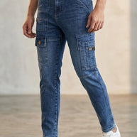 Premium Men's Denim Jeans for Casual & Everyday Wear | OSE-DS163