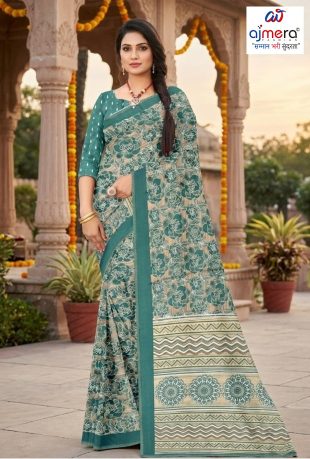 Designer Printed Saree without Blouse for Special Occasions | GLC-DIL LAGGI