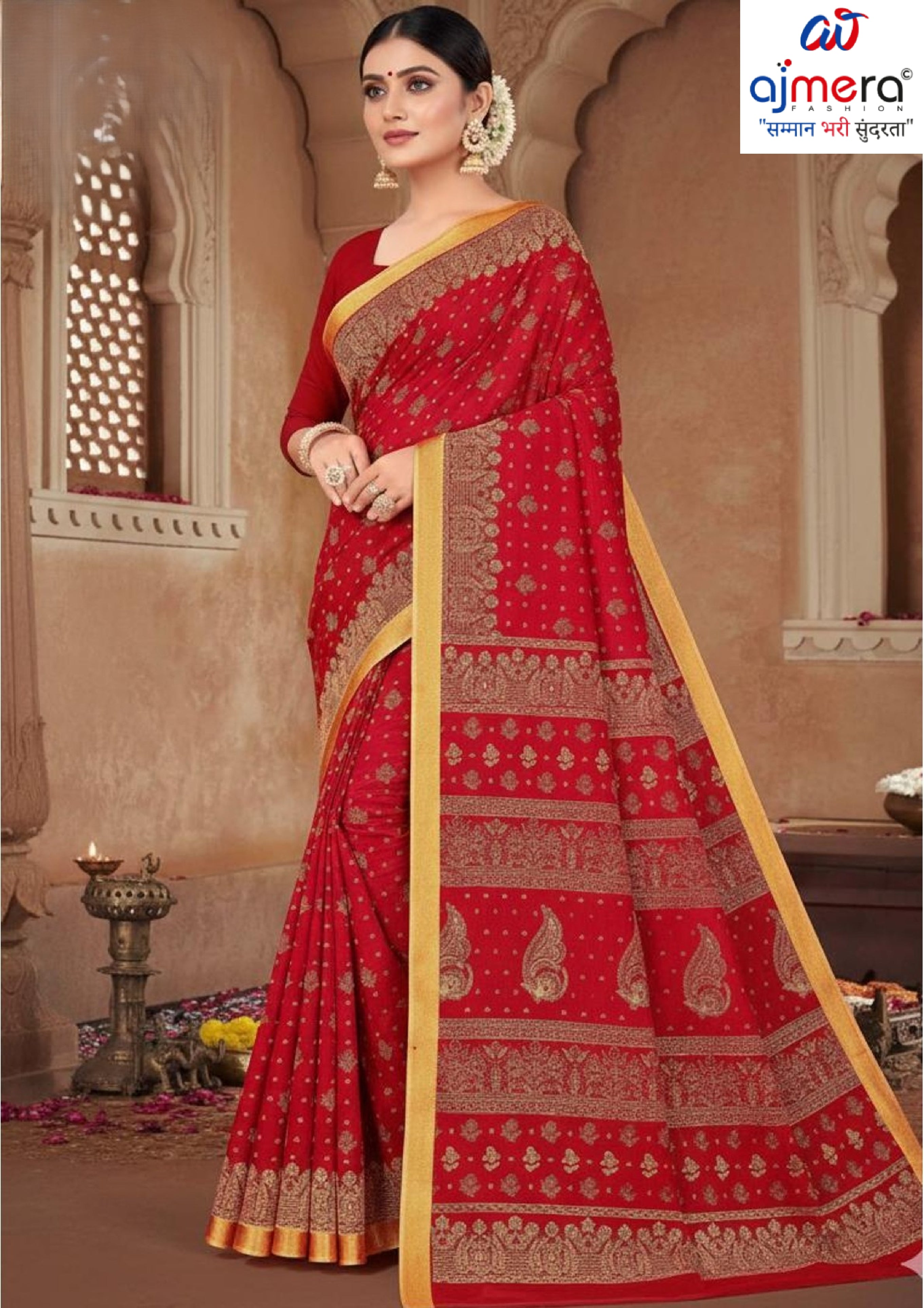 Handloom Cotton Saree with Without Blouse for Premium Ethnic and Traditional Wear | MSS-SHIV ROSE COTTON