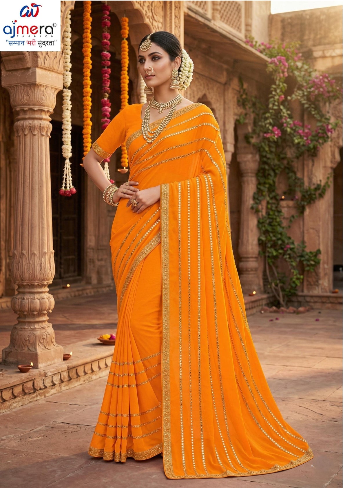 Factory Rate Dyed Matching Saree with Blouse Piece for Premium Ethnic and Traditional Wear | RAL-SHATAK