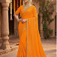 Factory Rate Dyed Matching Saree with Blouse Piece for Premium Ethnic and Traditional Wear | RAL-SHATAK