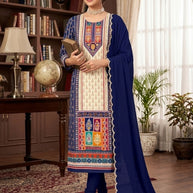Affordable Unstitched Suit Collection for Wholesale Market | VLF-GULSHAN