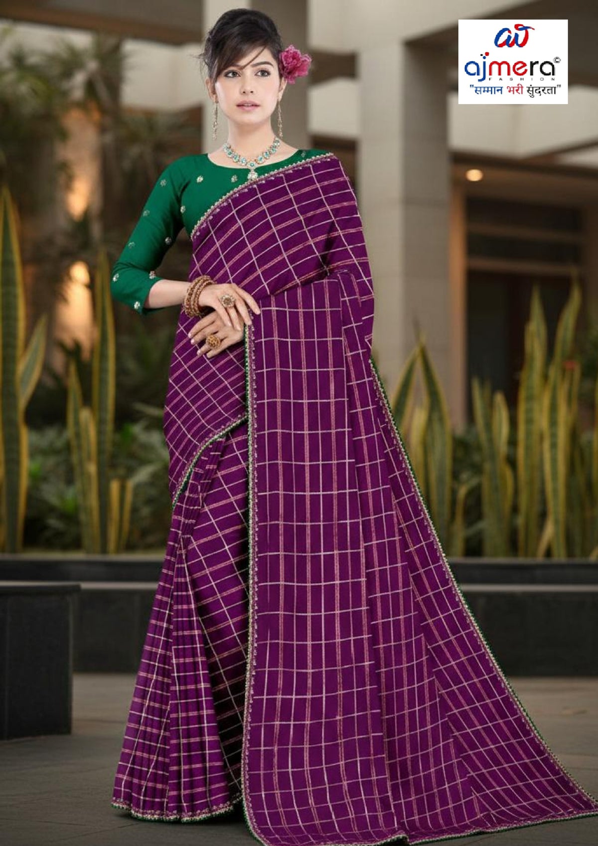 Beautiful Printed Saree with Blouse Piece for Cultural Celebrations  | TD-PUSHPA