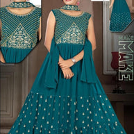 Designer Georgette Gown for Women | SHP-1570