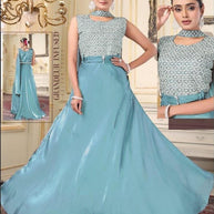 Elegant Rangoli Designer Party Wear Gown for Women | SHP-4225