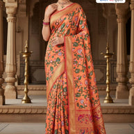 Exclusive Jacquard Silk Saree with Blouse Piece for Premium Cultural Wear | ADL-PAYAL SOFTY