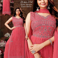 Designer Georgette Gown for Women | PNC-214