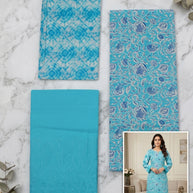 Premium Cotton Unstitched Suit Set | KRN-HANGER INAYA