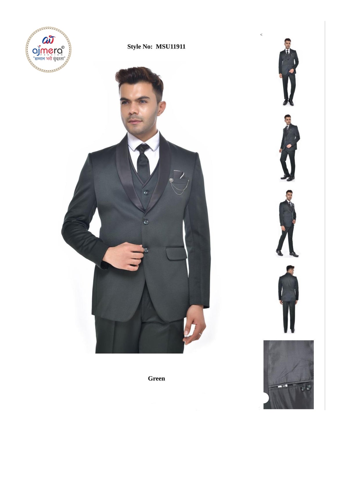 Mens Suit Exporter for Clothing Stores | SNA-MSU11911