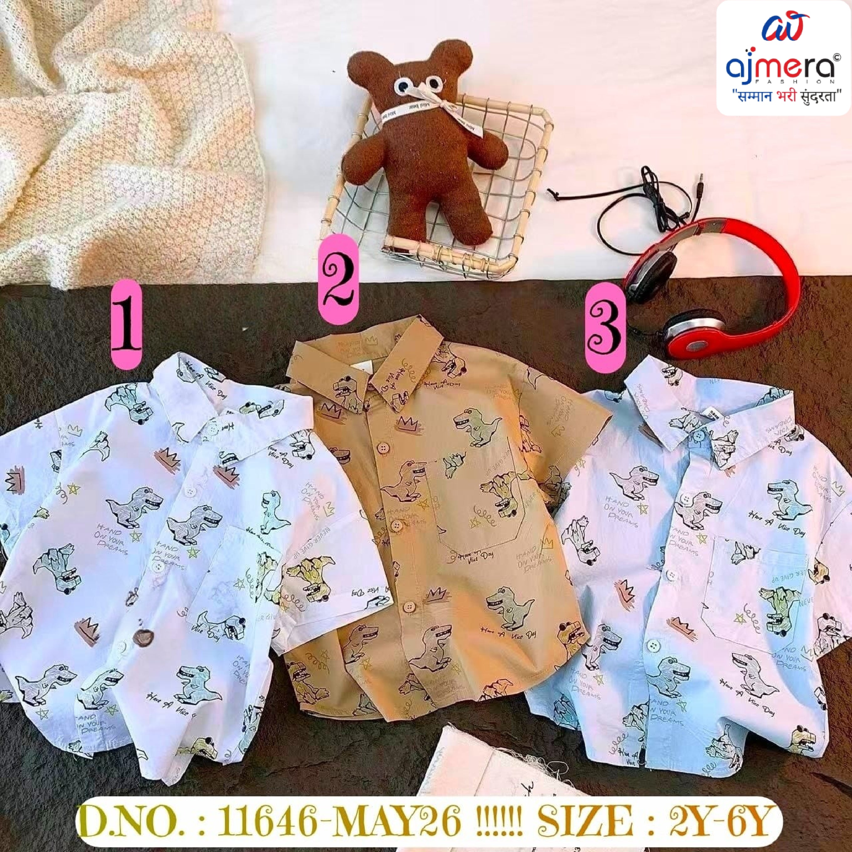 Kids Shirt Wholesale in Surat | SYA-11646-MAY26