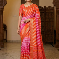 Silk Digital Printed Saree with Blouse Piece for Premium Ethnic and Traditional Wear | STG-VAIDEHI