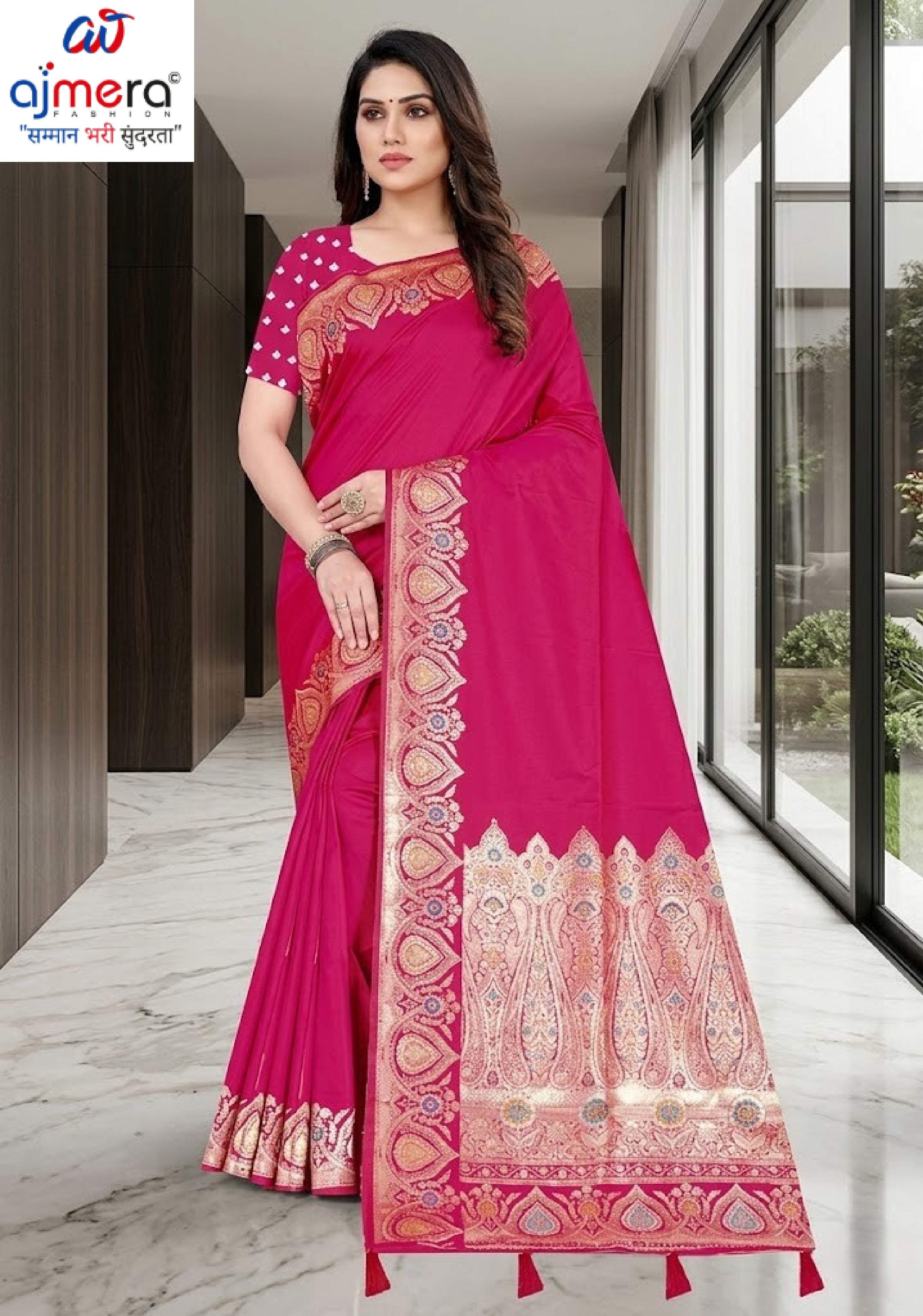 Heritage Jacquard Silk Saree With Blouse Piece | TUL-FAST STORY SILK VOL-08