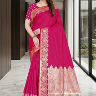 Heritage Jacquard Silk Saree With Blouse Piece | TUL-FAST STORY SILK VOL-08