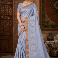 Designer Jacquard Silk Saree with Blouse Piece for Traditional Occasions | MTE-25353