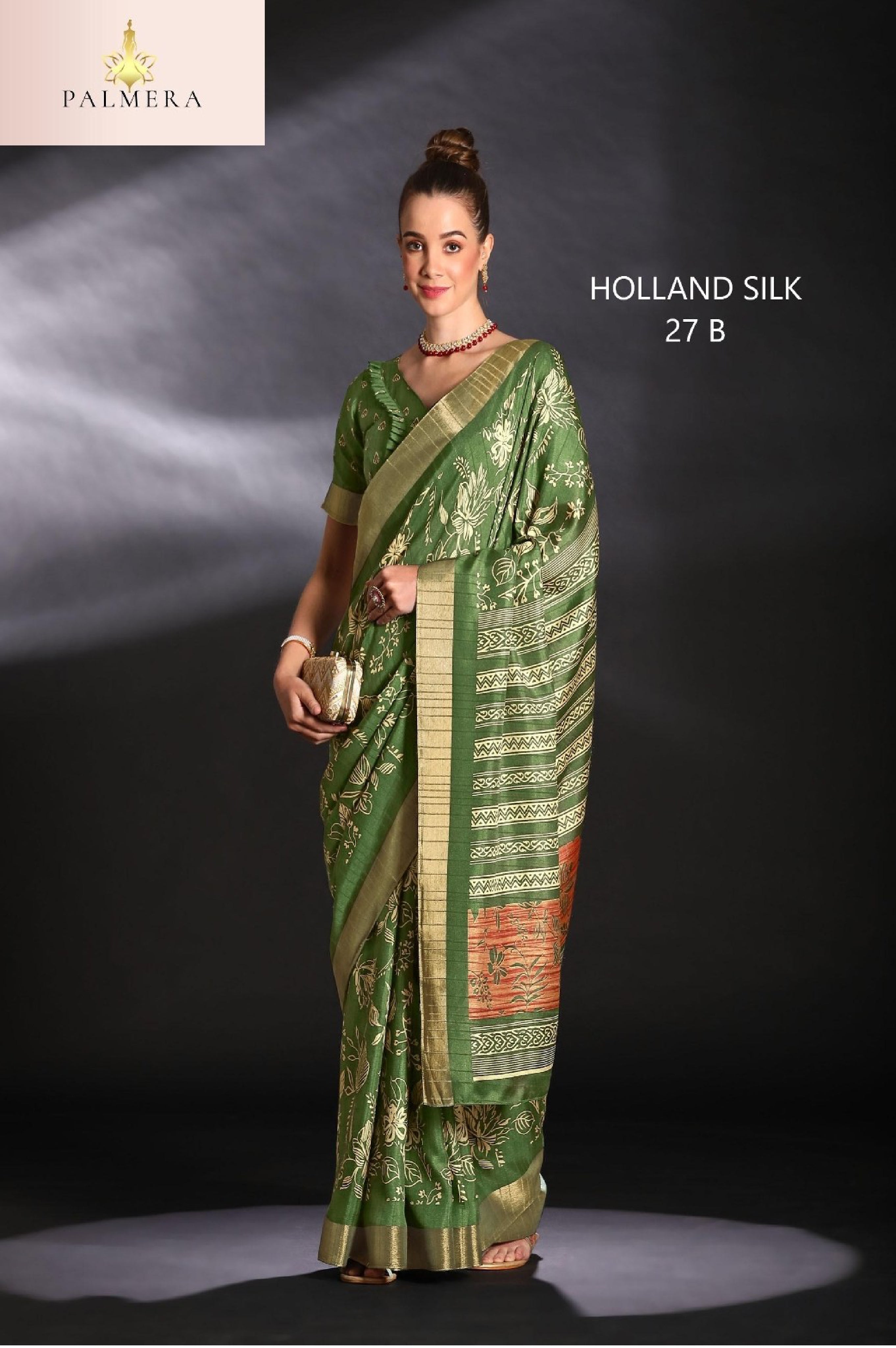 Silk Kota Silk Saree with Blouse for Premium Ethnic and Traditional Wear | ALL-HOLLAND SILK-27