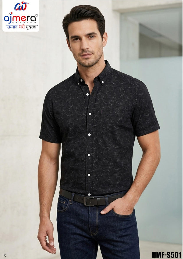 Mens Half Shirt Bulk Supplier India | HMF-S501