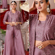 Elegant Georgette Designer Party Wear Gown for Women | SHP-ADDA-87