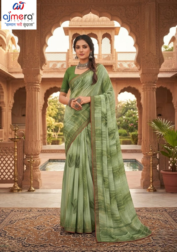 Stylish Printed Saree with Blouse Piece for Traditional Celebrations | PRM-MALDEEP