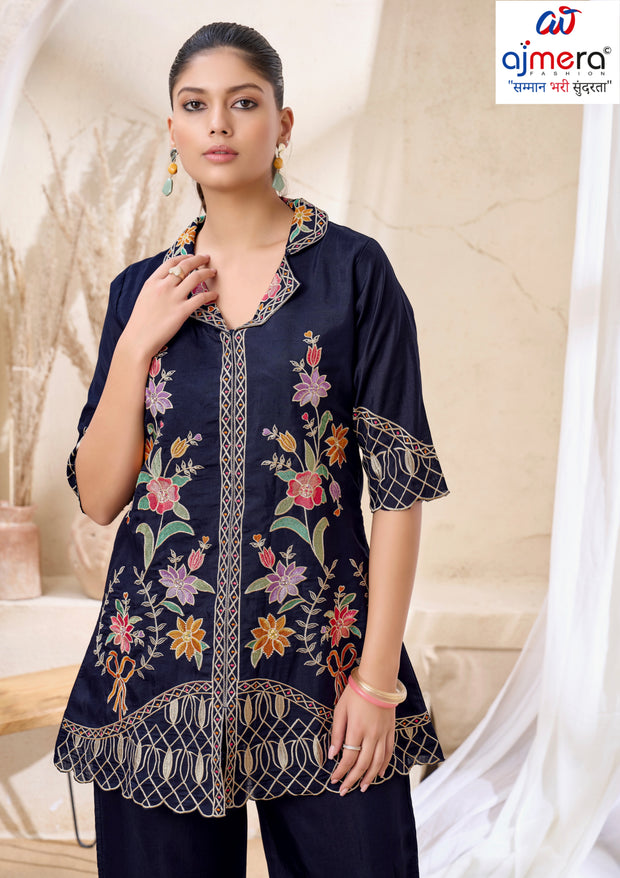 Designer Elegant Co-Ord Kurti Set for Women | VRA-8085