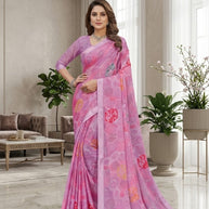 Fashionable Printed Saree with Blouse Piece for Festive Collection  | RDD-GANVITHA VOL-2