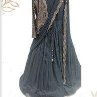 Designer Georgette Gown for Women | CRY-3362