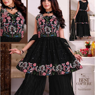 Elegant Rangoli Designer Party Wear Gown for Women | SHP-ADDA-27