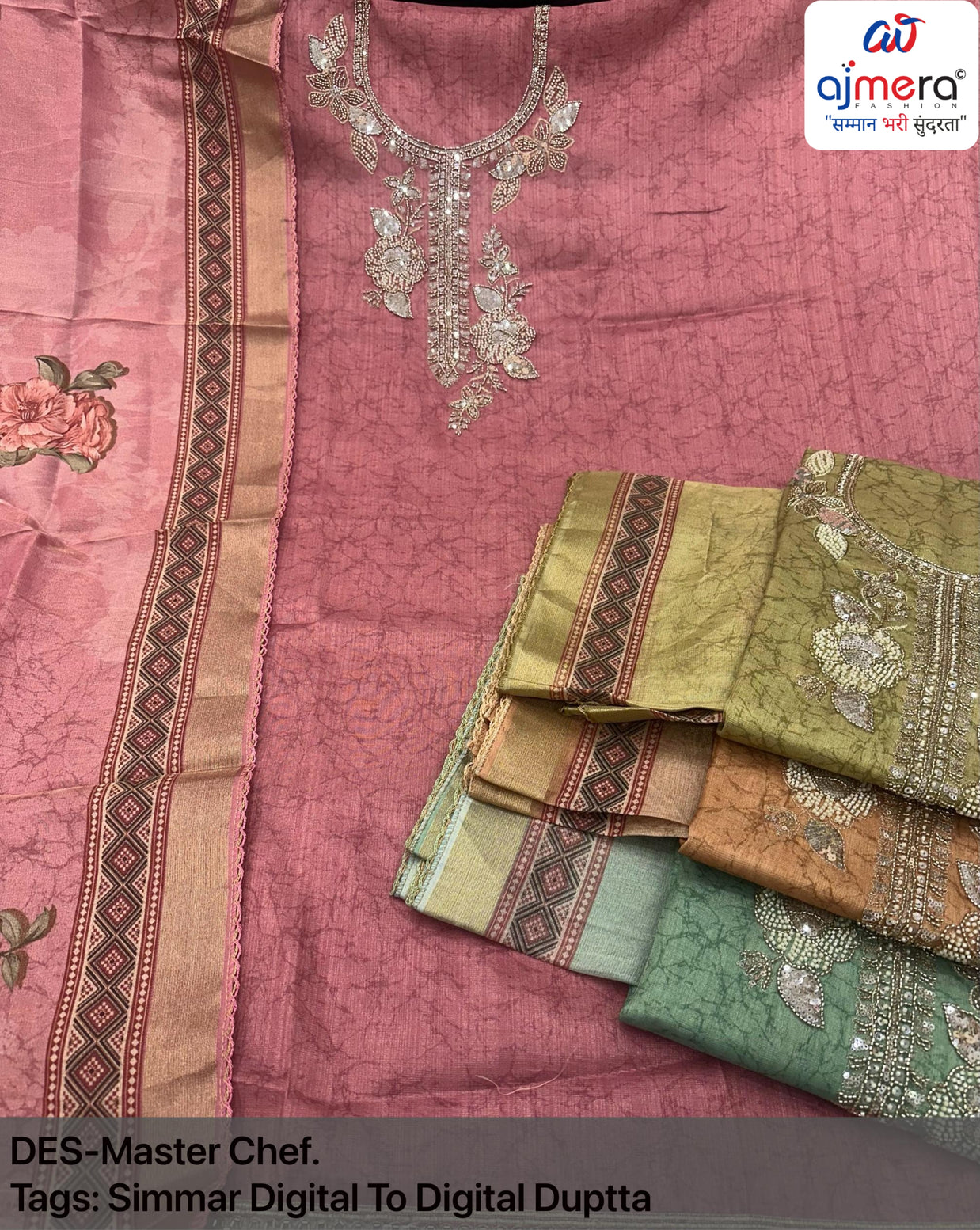 Classic Linen Designer Unstitched Suit | VAA-MASTER CHEF