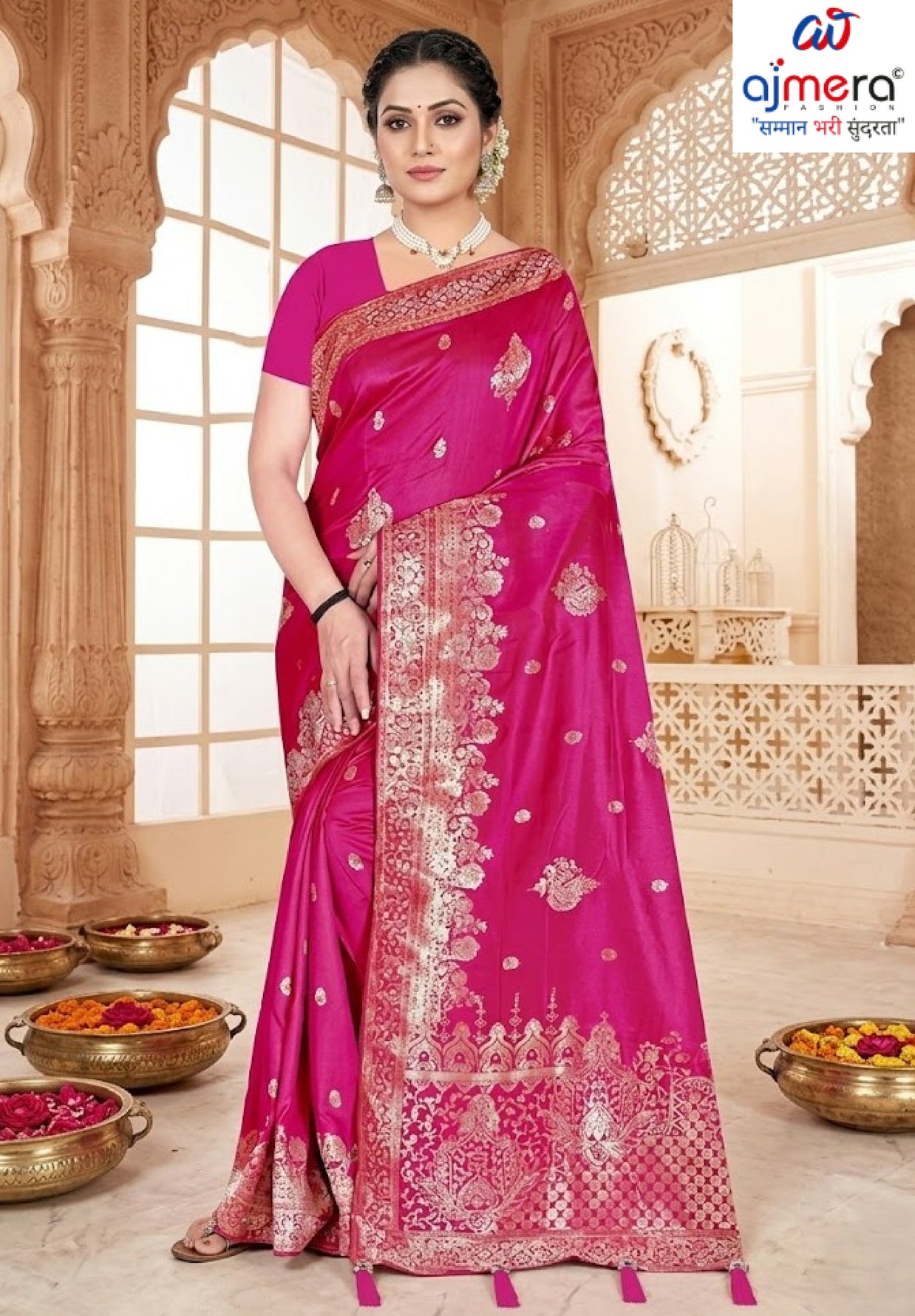 Timeless Jacquard Silk Saree With Blouse Piece | TUL-HUMJOLI SILK VOL-20