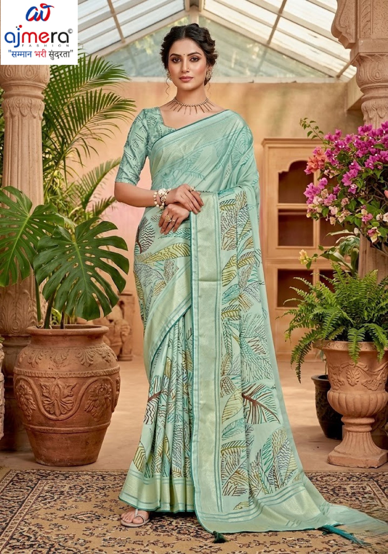 Chic Printed Saree with Blouse Piece for Sophisticated Ethnic Style  | RDD-PRACHI VOL-03