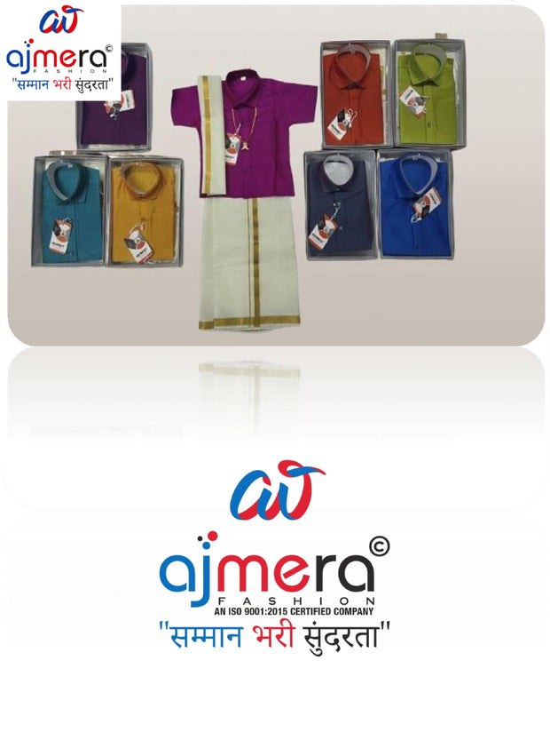 Wholesale Boys Kurta Dhoti Set | JDW-BABU-0