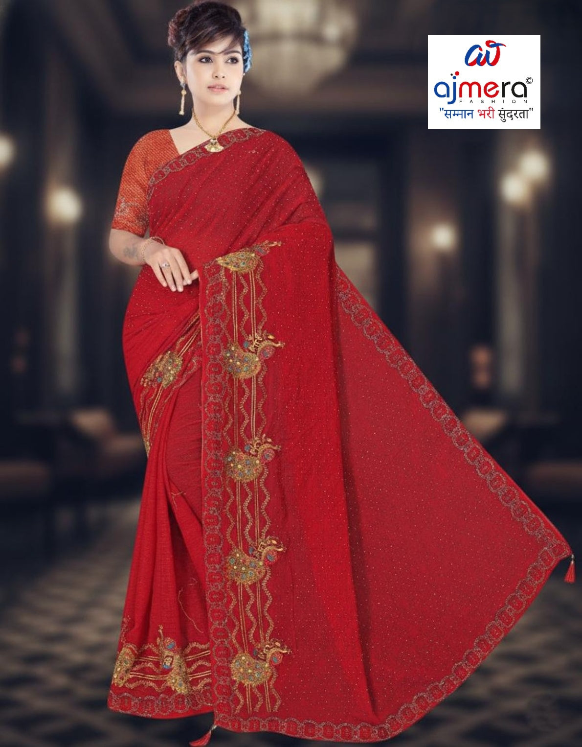 Bulk Saree Supplier with Blouse Piece for Premium Ethnic and Traditional Wear | VKM-ANEK