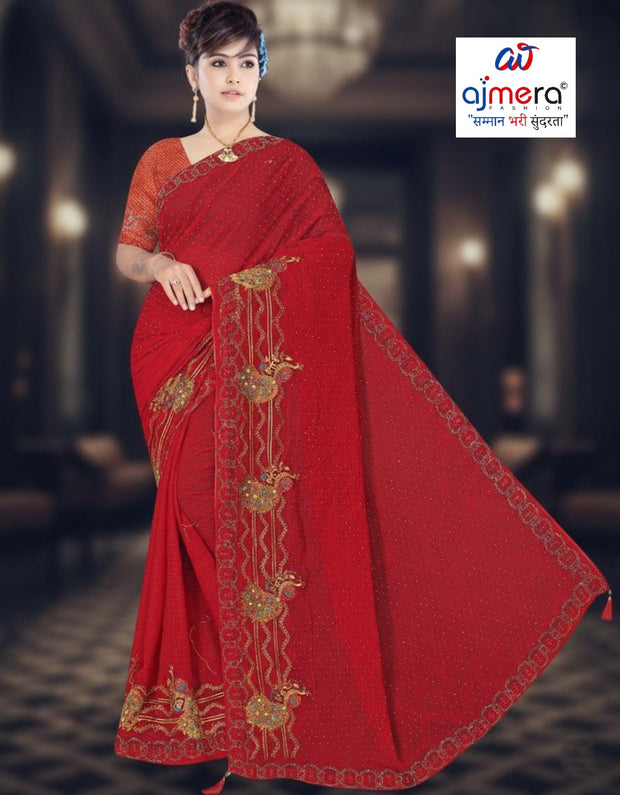 Bulk Saree Supplier with Blouse Piece for Premium Ethnic and Traditional Wear | VKM-ANEK