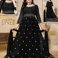 Elegant Jorjet Designer Party Wear Gown for Women | PNC-652