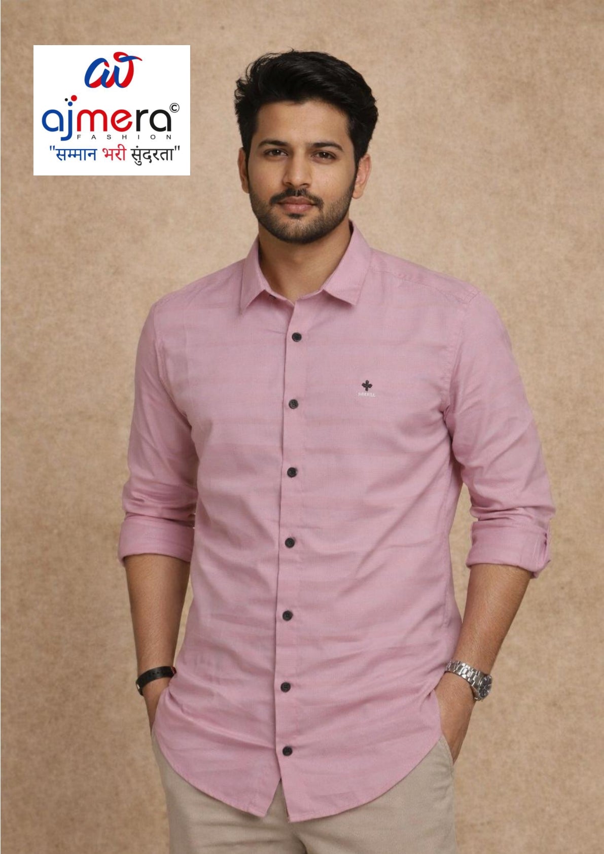 Mens Shirt Bulk Manufacturer India | MRS-LYCRA SELF LINING-A