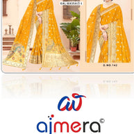Classic Jacquard Silk Saree with Blouse Piece for Elegant Traditional Look | RAL-MANSAVI