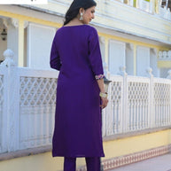Designer Embroidered Pakistani Suit Set for Women | FSP-K2854