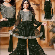 Elegant Georgette Designer Party Wear Gown for Women | KTX-4380