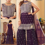 Elegant Georgette Designer Party Wear Gown for Women | KTX-145