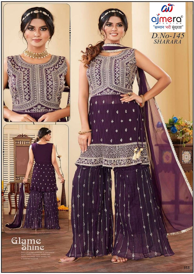 Elegant Georgette Designer Party Wear Gown for Women | KTX-145