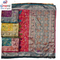 Exclusive Jacquard Silk Saree with Blouse Piece for Premium Cultural Wear | HLO-RAJSHREE-14