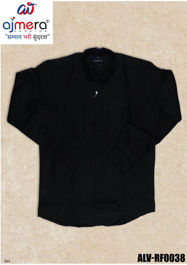 Mens Shirt Supplier India for Distributors | ALV-RF0038
