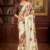 Stylish Printed Saree with Blouse Piece for Traditional Celebrations  | RDD-NIDHIVAN