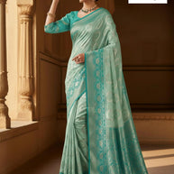 Fine Rapier Silk Matching Saree With Blouse Piece | RKI-331