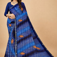 Trendy Printed Saree with Blouse Piece for Women’s Ethnic Wardrobe  | CAS-KHUSHBOO