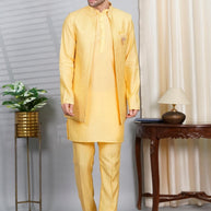 Premium Men's Kurta & Payjama for Wedding & Festive Wear | SNA-MKP12143